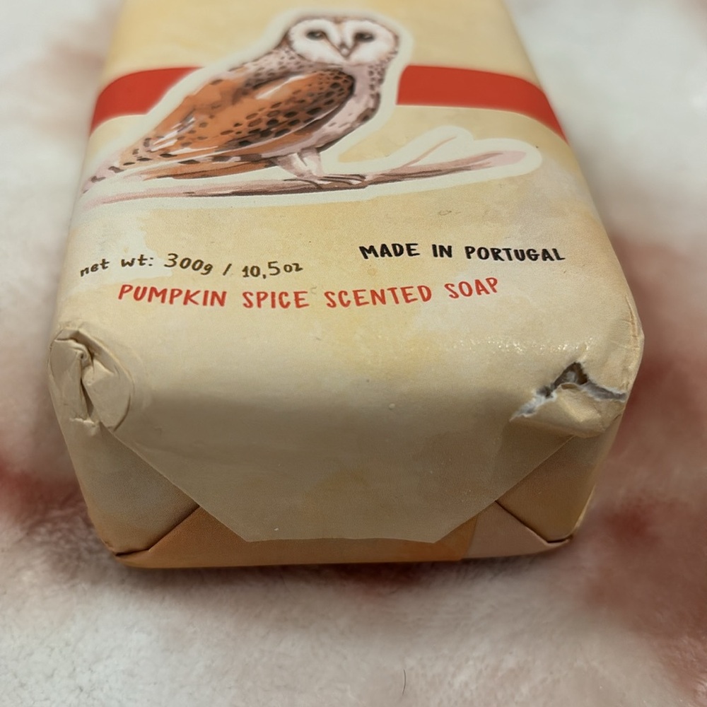 Castelbel Porto Owl Pumpkin Spice Scented Hand Soap Large 10.5oz Bar NWT - Picture 12 of 16